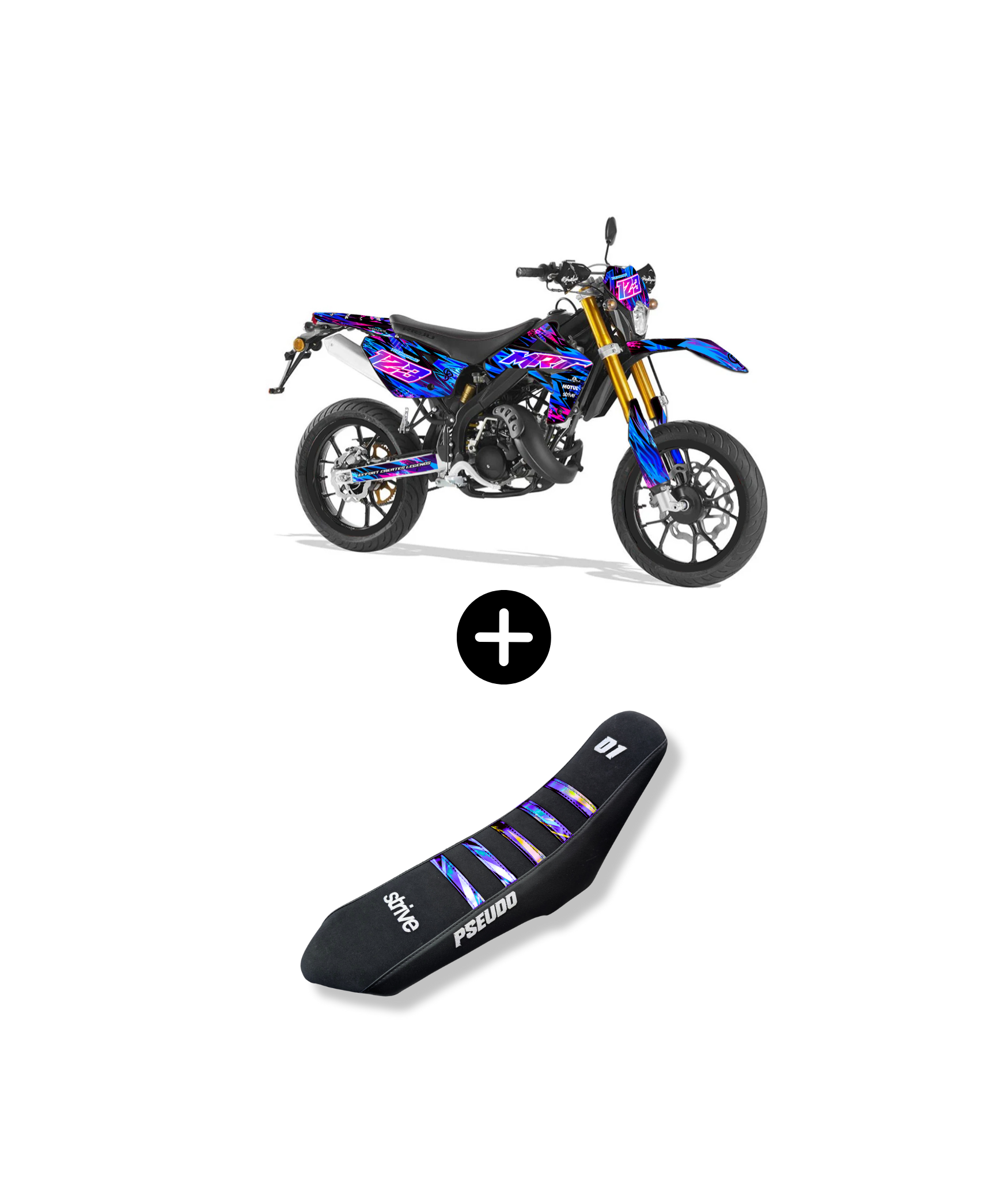 PACK ULTIME – KIT DECO GALACTIQUA - PERSONNALISABLE + HOUSSE DE SELLE OFFERTE