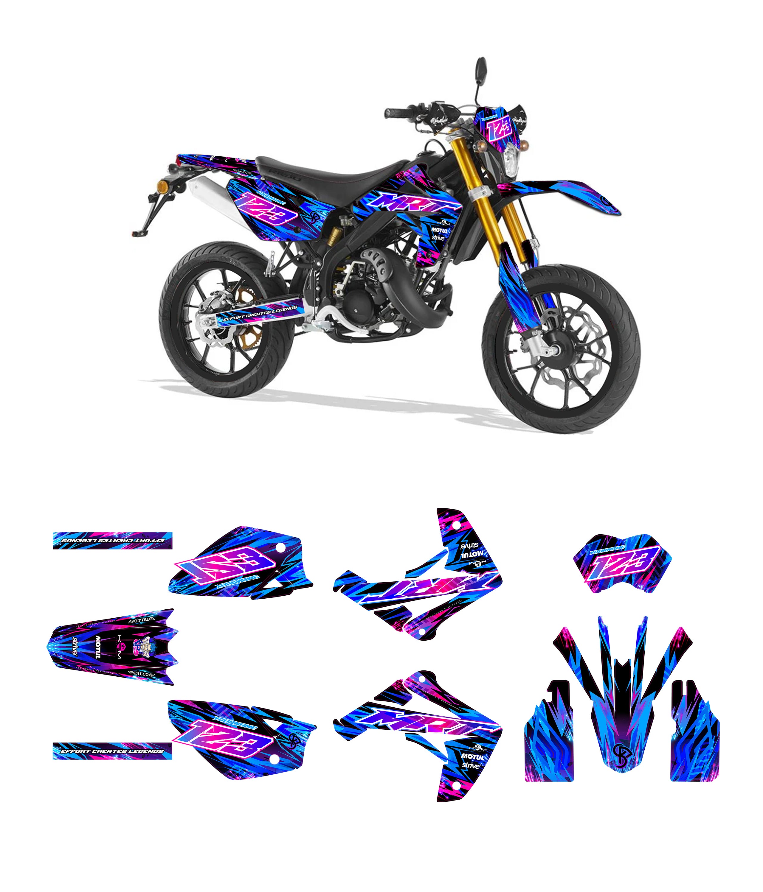 PACK ULTIME – KIT DECO GALACTIQUA - PERSONNALISABLE + HOUSSE DE SELLE OFFERTE