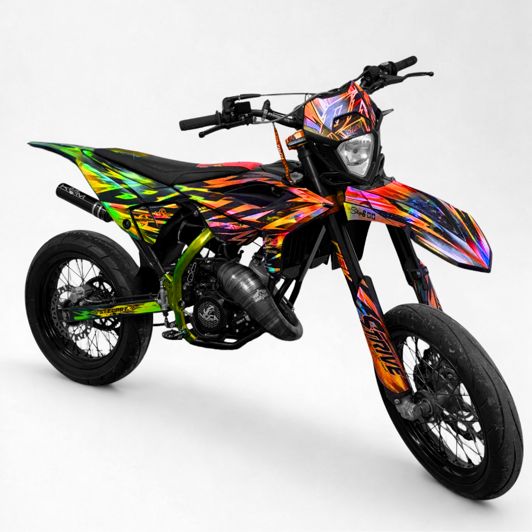 KIT-DECO FASTLINE SEMI-PERSO JAUNE - ORANGE